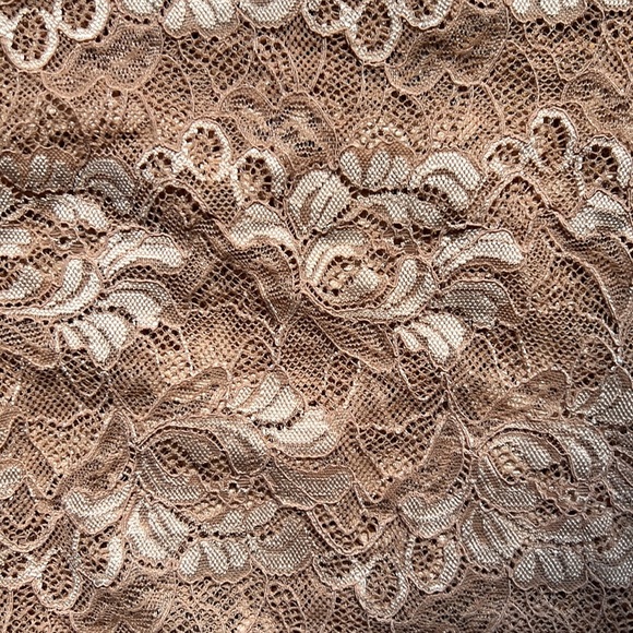 Nude Stretch Lace Snap Crotch Bodysuit Size Small/4 - Picture 2 of 4